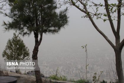 تهران در معرض گرد و خاک