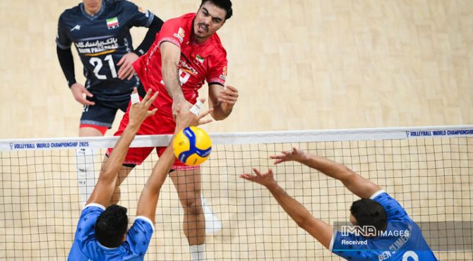 خلاصه بازی والیبال ایران و تونس