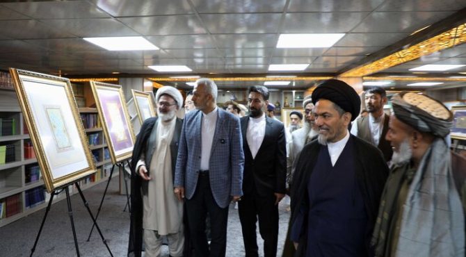 پیام صلح و هنر از کابل؛ قلم و رنگ به استقبال میلاد پیامبر(ص) رفتند